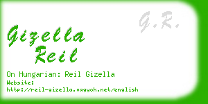 gizella reil business card